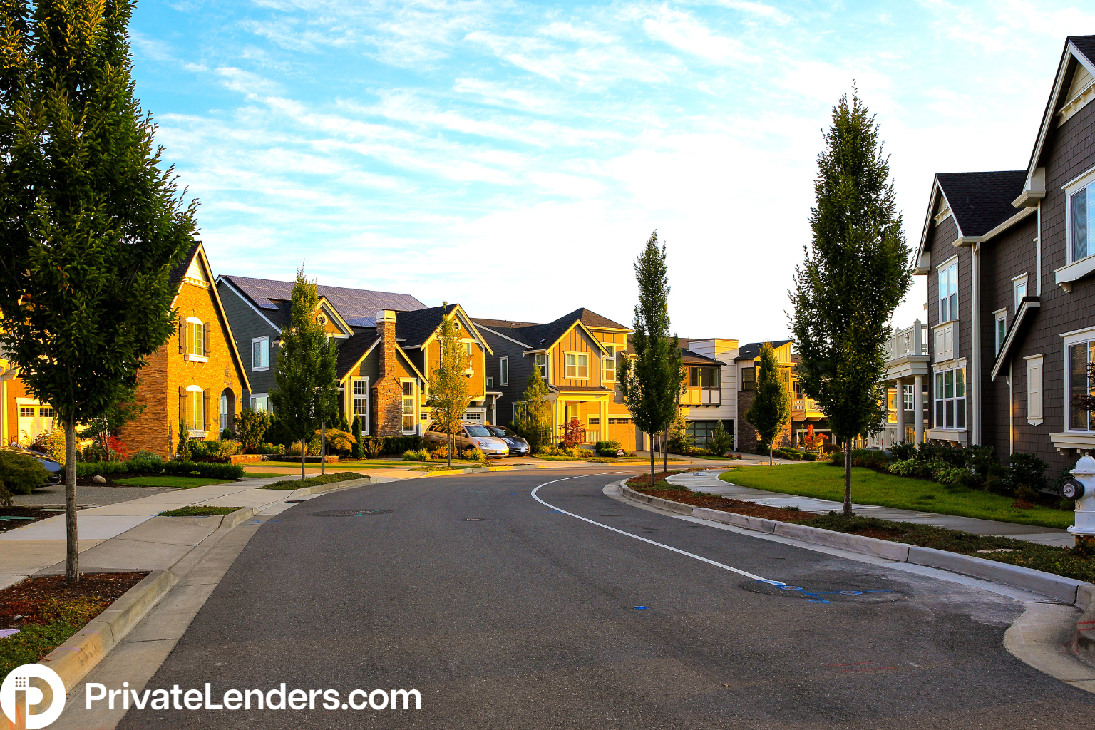 neighborhood street view displaying investment property opportunities 